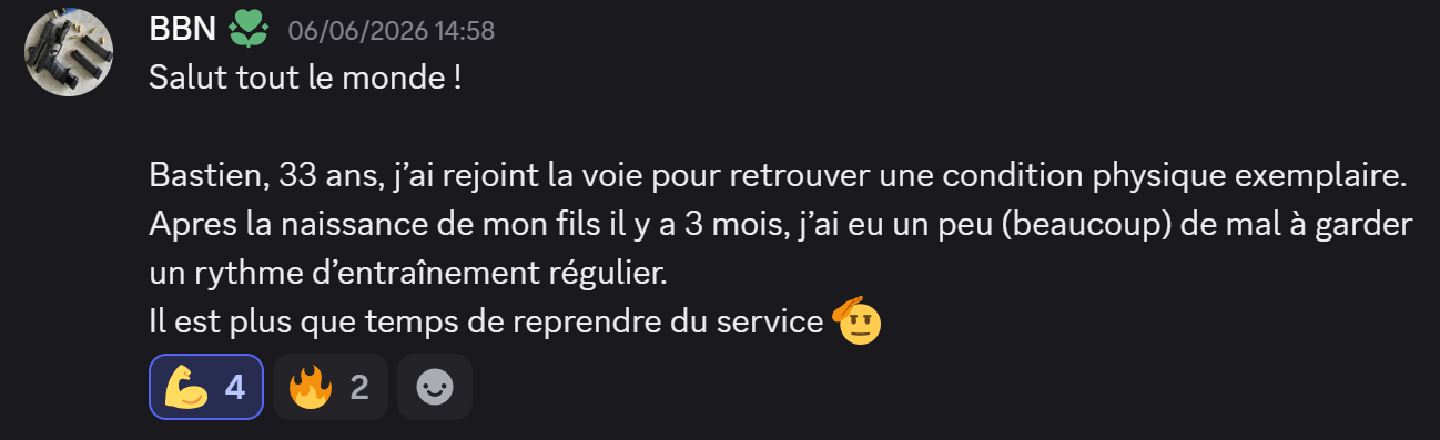 Témoignage Bastien